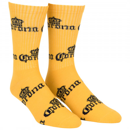 Corona Extra Classic Logos Men's Crew Socks 2-Pack